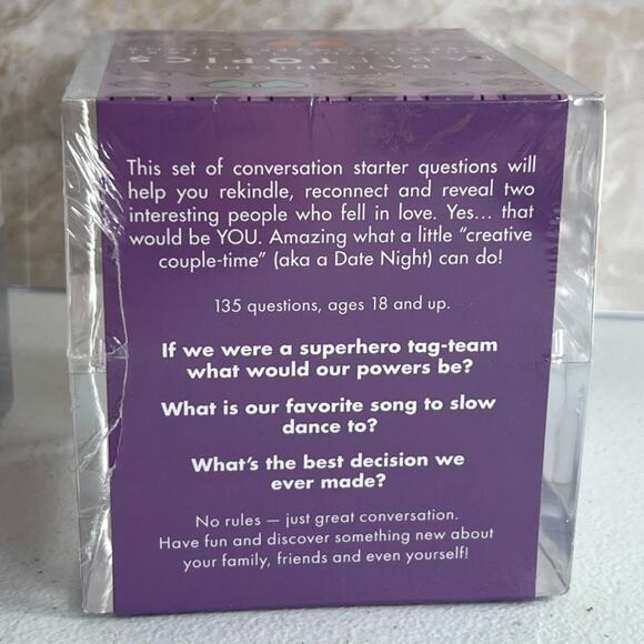 Table Topics Cards Conversation Starter Date Night Family Set of 3 - Picture 7 of 8